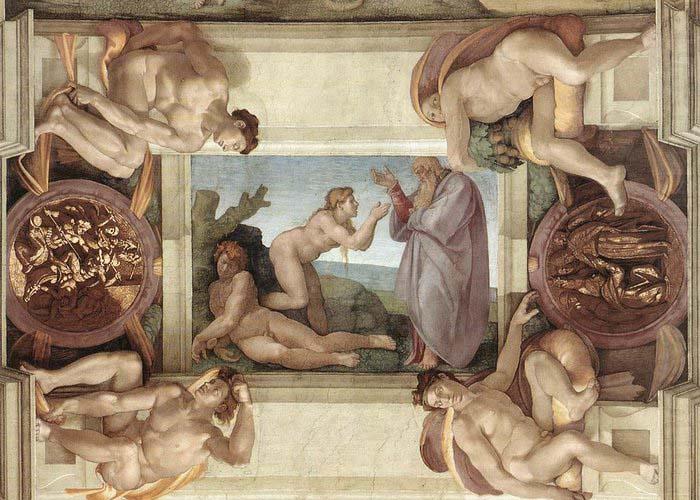 Creation of Eve, Michelangelo Buonarroti